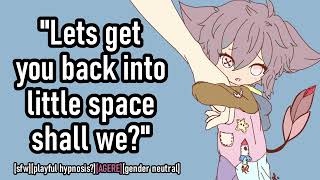 asmr friend tries to put you in little space age regression roleplay gender neutral [upl. by Arimlede]