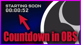 Countdown in OBS einfügen  Stream schnell und einfach verbessern  Tutorial [upl. by Nahsin]