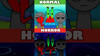 Incredibox Sprunki Everyone Is SpongeBob 🧽 Normal VS Horror Versions [upl. by Hakilam]