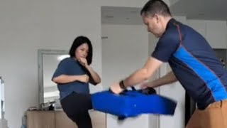 Womens selfdefense training vlog 3 fightingwoman [upl. by Ytinirt]