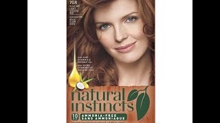 Clairol Natural Instincts 7GR Light Golden Red 1 Kit [upl. by Neenej]