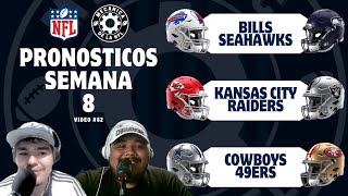 Pronósticos Semana 8 de la NFL 2024 [upl. by Misaq543]