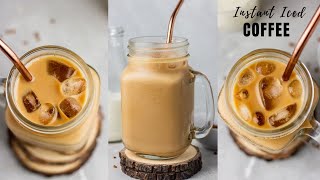 HOW TO MAKE ICED COFFEE QUICK AND EASY RECIPE [upl. by Binny]