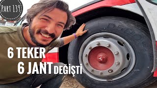 KARAVAN GÖÇEBENİN 6 LASTİK VE 6 JANT DEĞİŞTİ👌🏻 EFSANE OLDU [upl. by Nahtanohj]