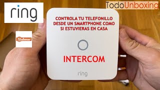 Ring Intercom  Unboxing e Instalación en portero automático Golmar [upl. by Dombrowski]