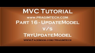 Part 16 Difference between updatemodel and tryupdatemodel [upl. by Skurnik470]