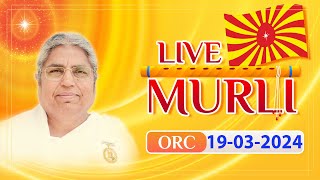 Live Murli 19032024 by BK Asha Didi from Om Shanti Retreat Centre DelhiNCR [upl. by Attey]