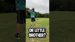 Comment Who HITS It BETTER 👀 golf shorts golfswing [upl. by Win]