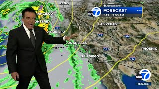 How much rain will SoCal see this weekend ABC7s Danny Romero breaks down the rain totals [upl. by Llennol]