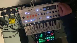 Pounding techno music Syntakt microfreak [upl. by Ikey]