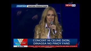 BP Concert ni Celine Dion dinagsa ng Pinoy fans [upl. by Kcirej666]