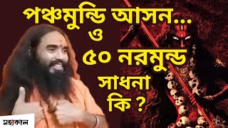 পঞ্চমুন্ডি আসন ও মা কালীর গলার ৫০ টি নরমুন্ডের তত্ত্ব সাধনা কি মা কালীর গলায় কার মুন্ড MAHAKAAL [upl. by Holbrooke790]