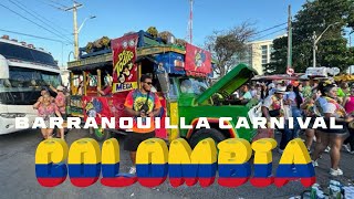 🇨🇴BARRANQUILLA CARNIVAL Colombias Biggest Parade amp Block Party [upl. by Nirrep]