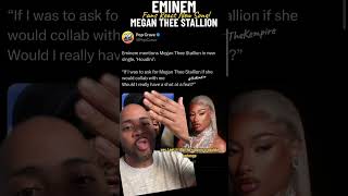 Fans Slams Eminem for Megan Thee Stallion Lyrics in New Song Houdini [upl. by Ahsiret906]