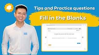 Fill in the Blanks Tips and Practice questions  Duolingo English Test [upl. by Conlan]