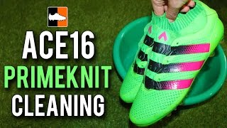 How to Clean the adidas ACE16 Primeknit Boots  CleaningMaintenance Tutorial [upl. by Aneej]