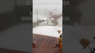 🇦🇺 October 31 2024 Hail storm on the Sunshine Coast Queensland Australia [upl. by Gabriell]