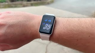 První pohled na Samsung Galaxy Fit 3 Operační systém výměna pásku a konstrukce bez komentáře [upl. by Mattah]