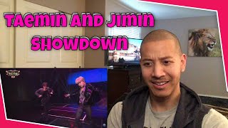 Taemin Shinee and Jimin BTS Showdown REACTION [upl. by Neelat]