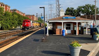 WISCONSIN amp SOUTHERN T1 Daylight run through Morton Grove  Hornshow [upl. by Llenahc]