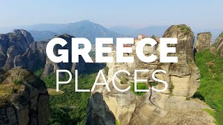 10 Best Places to Visit in Greece  Travel Video [upl. by Ayekram]