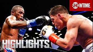 Lara vs Castano Highlights  SHOWTIME CHAMPIONSHIP BOXING [upl. by Abeh]