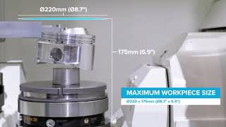 Kitamura MedCenter5AX Ultra Compact 5Axis VMC  Simultaneous 5Axis Machining [upl. by Anilok140]