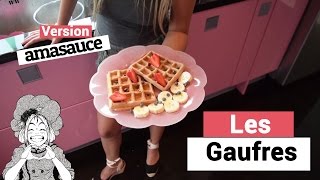 VAmasauce  Gaufres sans lactose ni gluten ni oeufs [upl. by Oskar]