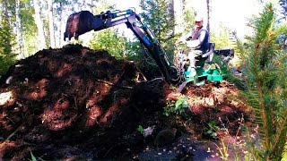 Towable ATV Backhoe  Pure Digging Part 1 [upl. by Htebazle]