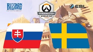 Overwatch  Slovakia vs Sweden  Overwatch World Cup  Group D [upl. by Cline]