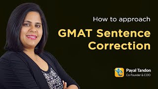 GMAT Sentence Correction How to approach GMAT Sentence Correction [upl. by Pavel723]