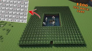 Efficient Iron Farm Design 2024 Complete Tutorial  Minecraft Iron Farm Tutorial [upl. by Olson]