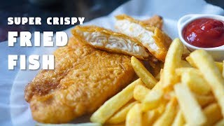 Fish Batter Recipe  Super Crispy Fried Fish  Hungry for Goodies [upl. by Lawler]