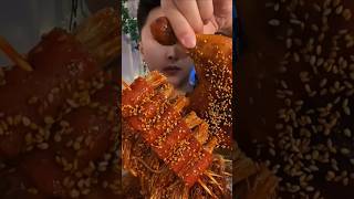 asmr mukbang Enoki Mushroom With Meat Chickens Yummy [upl. by Saimon606]