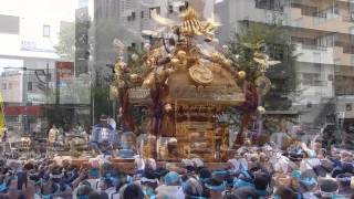 富岡八幡宮 ６年ぶり大神輿2015 [upl. by Ecnal]