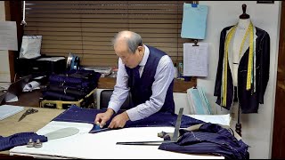 Process of Making Bespoke Suit by Korean Skilful Tailor [upl. by Eneleahcim469]