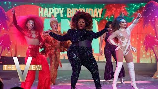 R House Wynwood Drag Queens Perform ‘I Will Survive’ For Ana Navarro’s Birthday  The View [upl. by Feil]