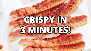 How to Microwave Bacon  Perfectly Crispy Bacon in Minutes [upl. by Treble909]