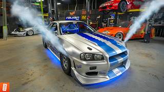 Building a Modern Day Fast amp Furious R34 Skyline  Part 6 [upl. by Etiuqal]