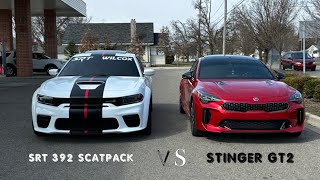 SRT 392 SCATPACK vs STINGER GT2 [upl. by Theobald]