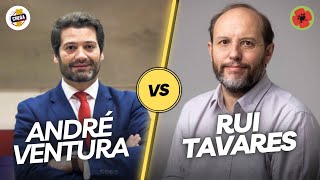 ANDRÉ VENTURA CHEGA vs RUI TAVARES LIVRE  DEBATES LEGISLATIVAS 2024 [upl. by Moody403]