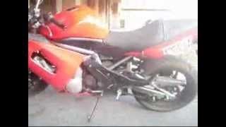 taking apart a Kawasaki Ninja 650R [upl. by Navert]