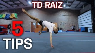 5 TIPS for TOUCHDOWN RAIZ  TRICKING TUTORIAL [upl. by Yelnikcm408]