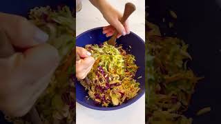 Ramen Asian Coleslaw Recipe [upl. by Ettedanreb]