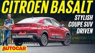 2024 Citroen Basalt review  CoupeSUV under Rs 10 lakh  First Drive  Autocar India [upl. by Geffner]