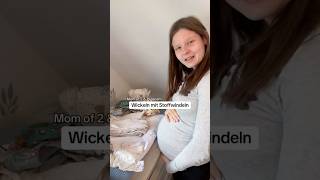 Wickeln mit Stoffwindeln 🎈 pregnant weekspregnant stoffwindeln [upl. by Janos]