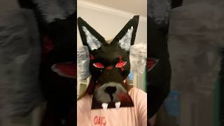 First ever dog mask Theme Demon wolf [upl. by Schnurr]