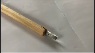 Making a Homemade Exacto Knife [upl. by Haldas]