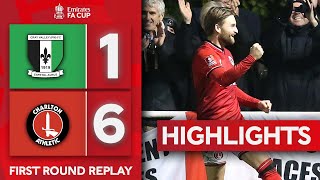 Cray Valley 16 Charlton Athletic  First Round Replay  Highlights  Emirates FA Cup 202324 [upl. by Pam630]