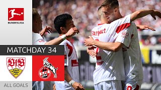 LAST MINUTE Rescue by Endo  VfB Stuttgart  1 FC Köln 21  All Goals  Matchday 34 [upl. by Adnovad407]